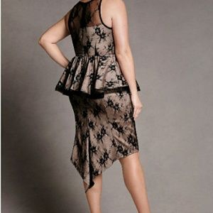 Isabel Toledo for Lane Bryant Lace Peplum Dress.